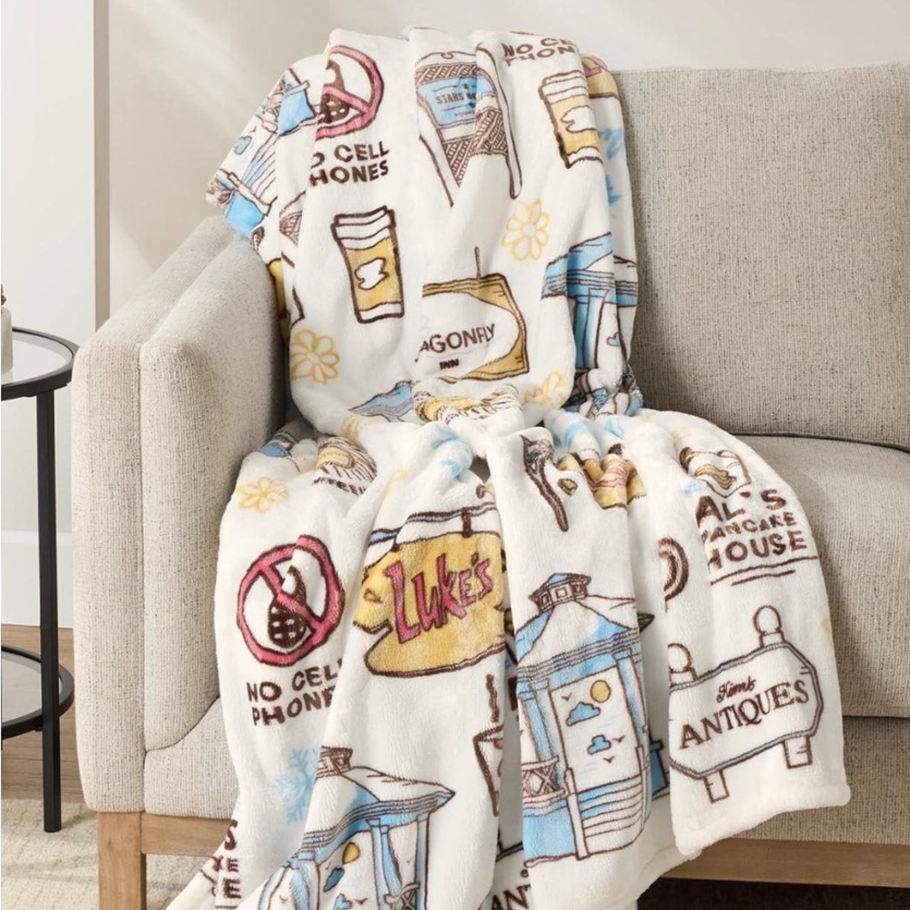 New Gilmore Girls Plush Silk Touch Throw Blanket